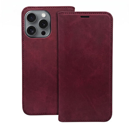 Preklopna torbica za Honor 600 / 600 Pro, antilop – kestenjasta