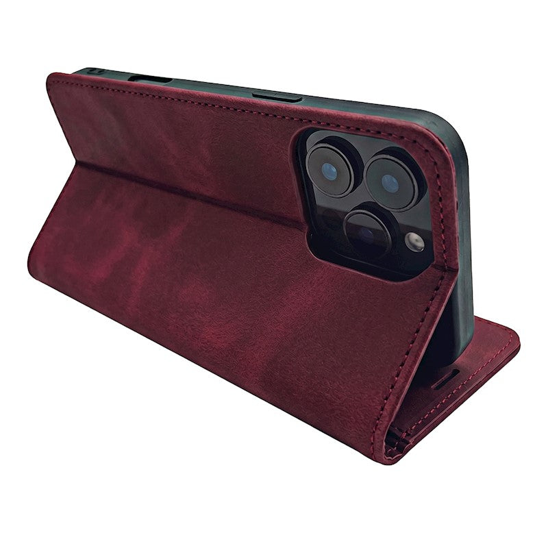 Preklopna torbica za Honor 600 / 600 Pro, antilop – kestenjasta