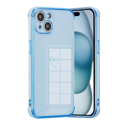Ovitek "Blue Heart" za iPhone 15 Plus – Infostyle – Modra / TPU silikon