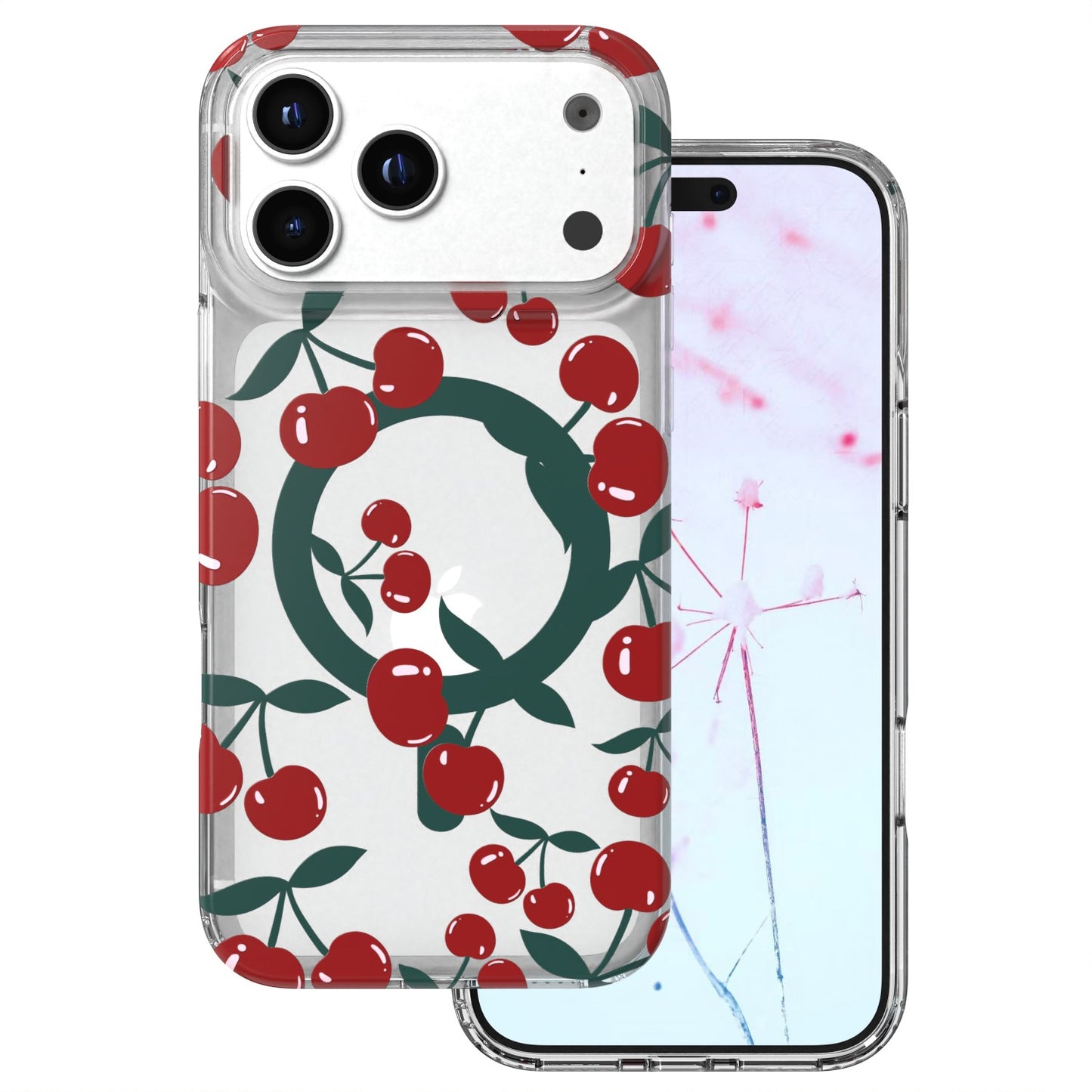 Ovitek Cherry Mag za iPhone 17 Pro 6,3'' prozoren