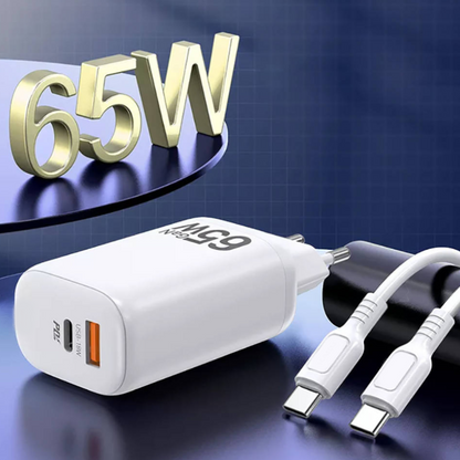 Hišni polnilec USB in USB C - 65W – Infostyle