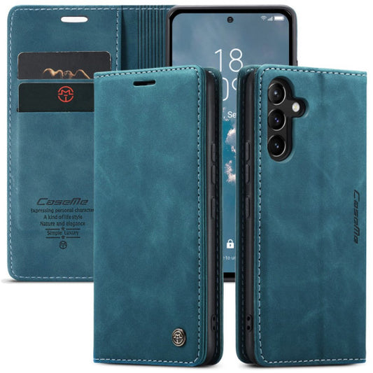 Preklopna torbica BigCousin za Samsung Galaxy S23 Plus – modro-zelena