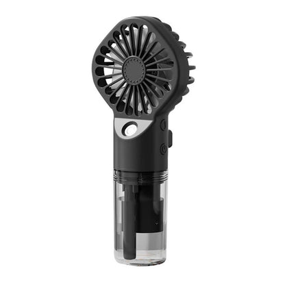 Techsuit G10 prijenosni mini ventilator s ovlaživačem – ručni, USB-C, crni, 4 brzine