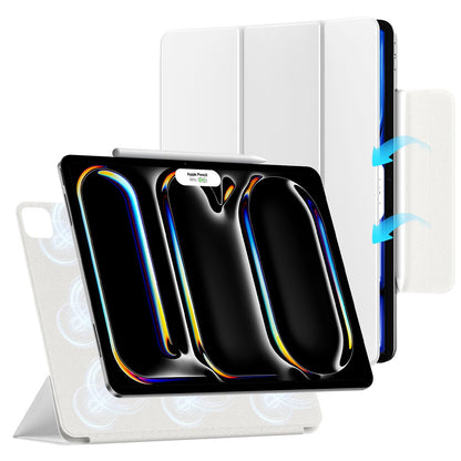 ZtotopCases futrola za iPad Pro 13 (2024) – magnetska, ultratanka, stalak, automatsko spavanje/buđenje, be