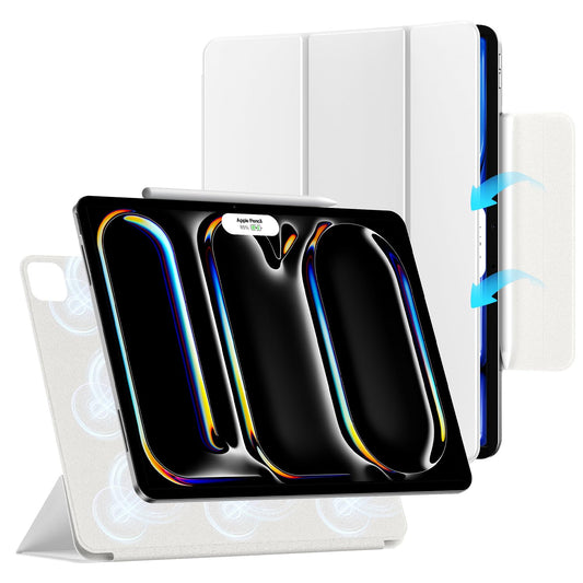 ZtotopCases futrola za iPad Pro 13 (2024) – magnetska, ultratanka, stalak, automatsko spavanje/buđenje, be