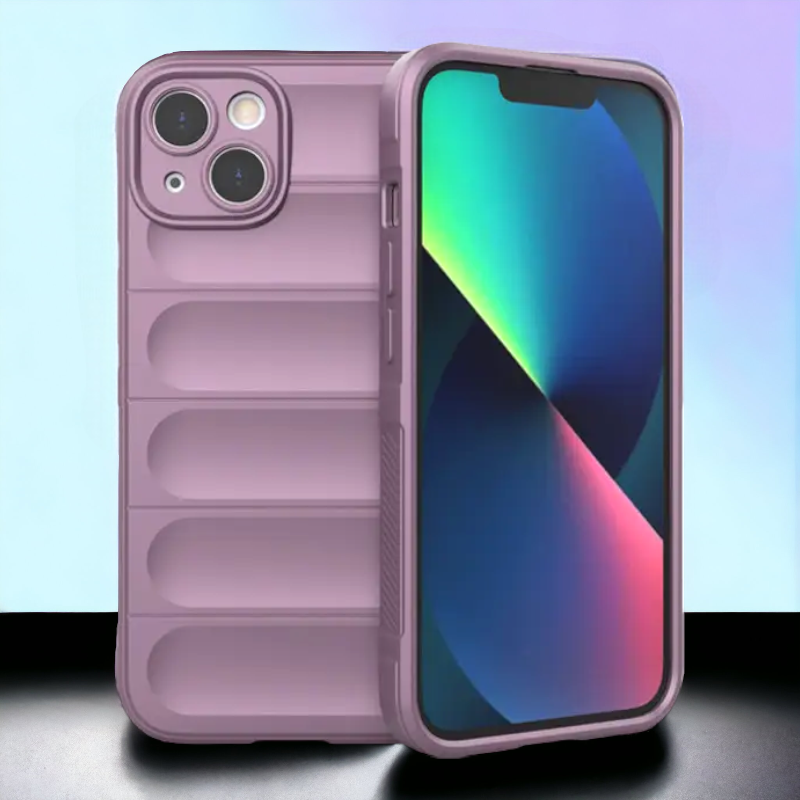 Silikonski ovitek "Valovi" za iPhone 7 / 8 – Infostyle – Temno rdeča / TPU silikon
