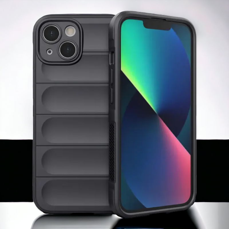 Silikonski ovitek "Valovi" za iPhone 12 Pro – Infostyle – Temno modra / TPU silikon