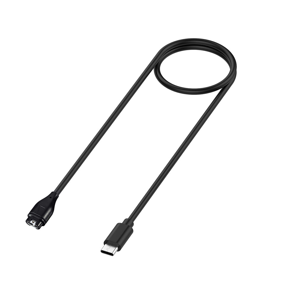 Techsuit TGC2 USB-C polnilni kabel za Garmin Watch črn