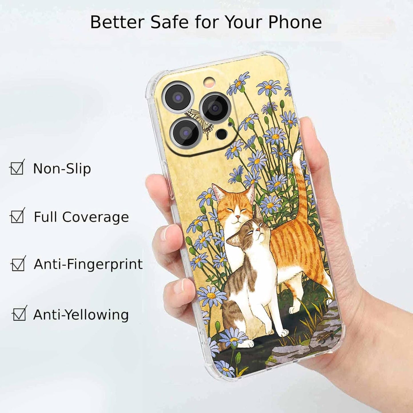 Ovitek za telefon "Cat Flower" iPhone 14 Pro Max – Infostyle
