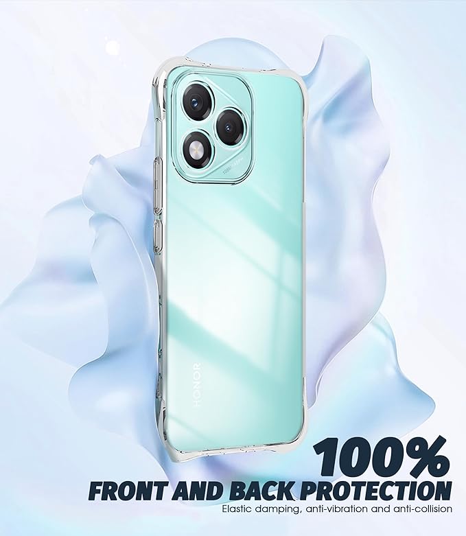NEWZEROL TPU maskica za Honor 400 Lite 5G – prozirna, sa zaštitom kamere, protiv udaraca