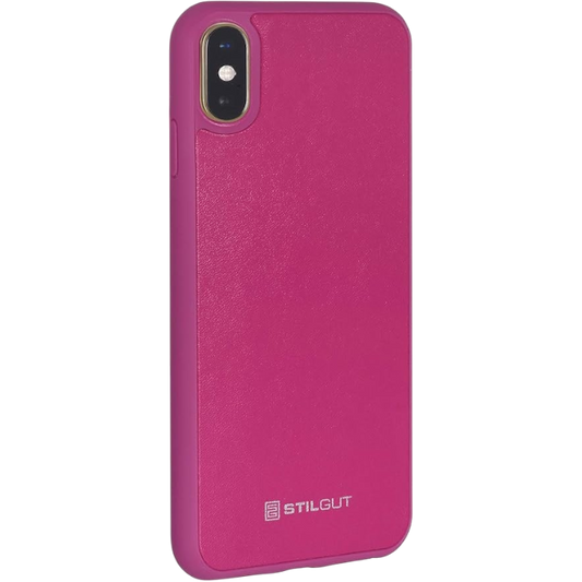 Ovitek "StilGut" za iPhone XS Max, roza