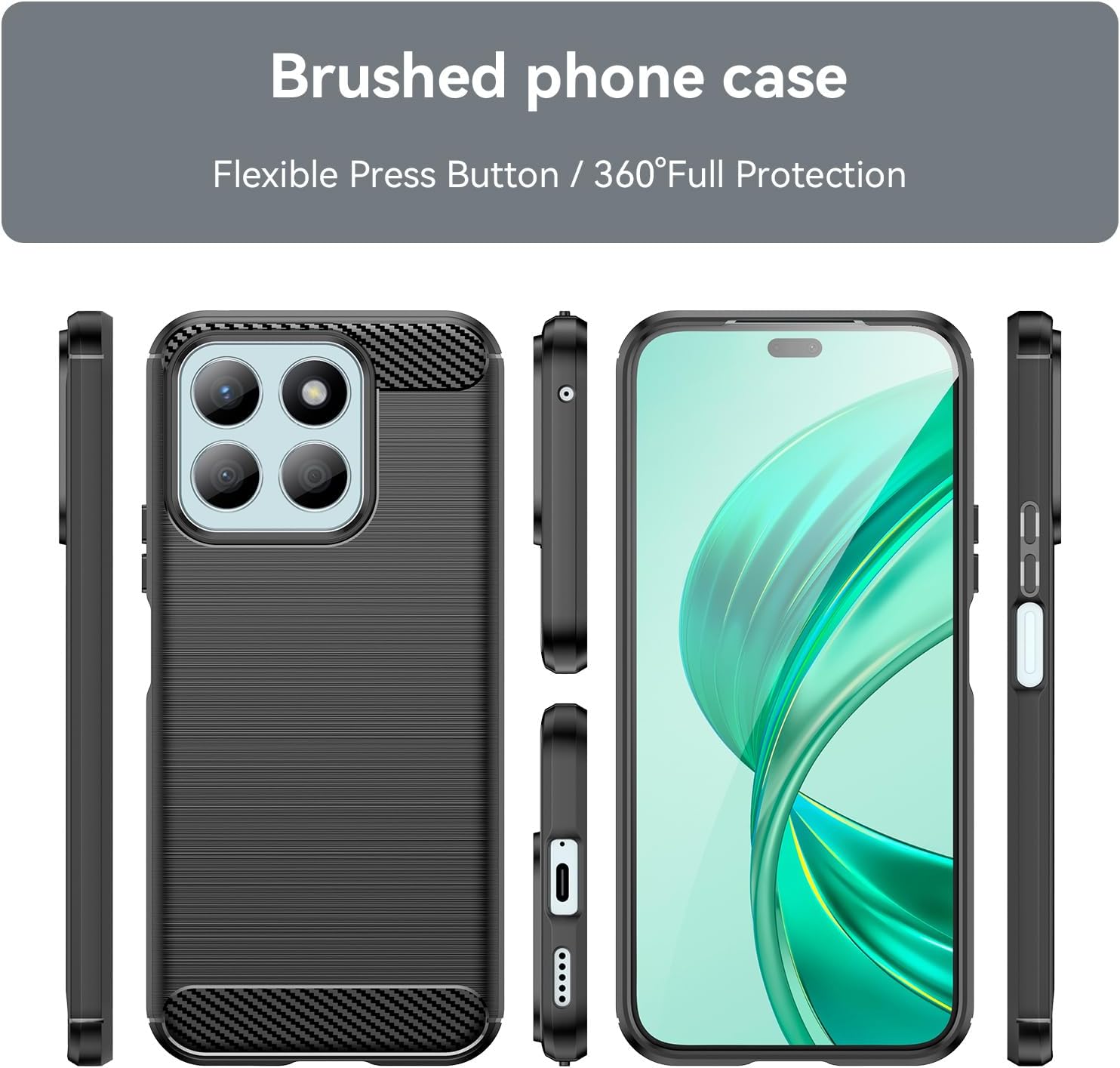 Ovitek za telefon "RanTuo Carbon" za Honor X8b – Techsuit