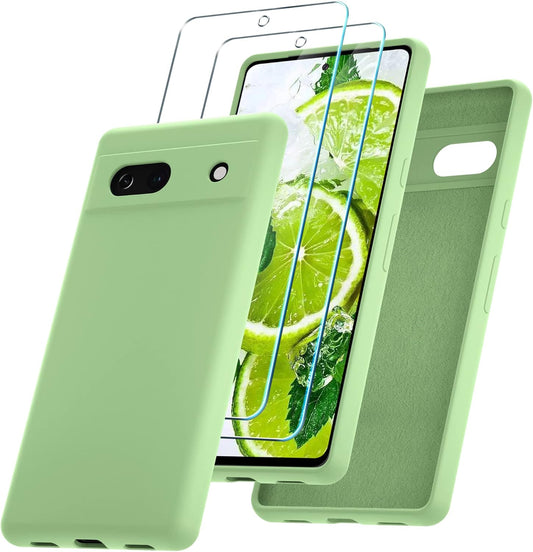 Maska za Google Pixel 8 + 2 zaštitna stakla – zelena