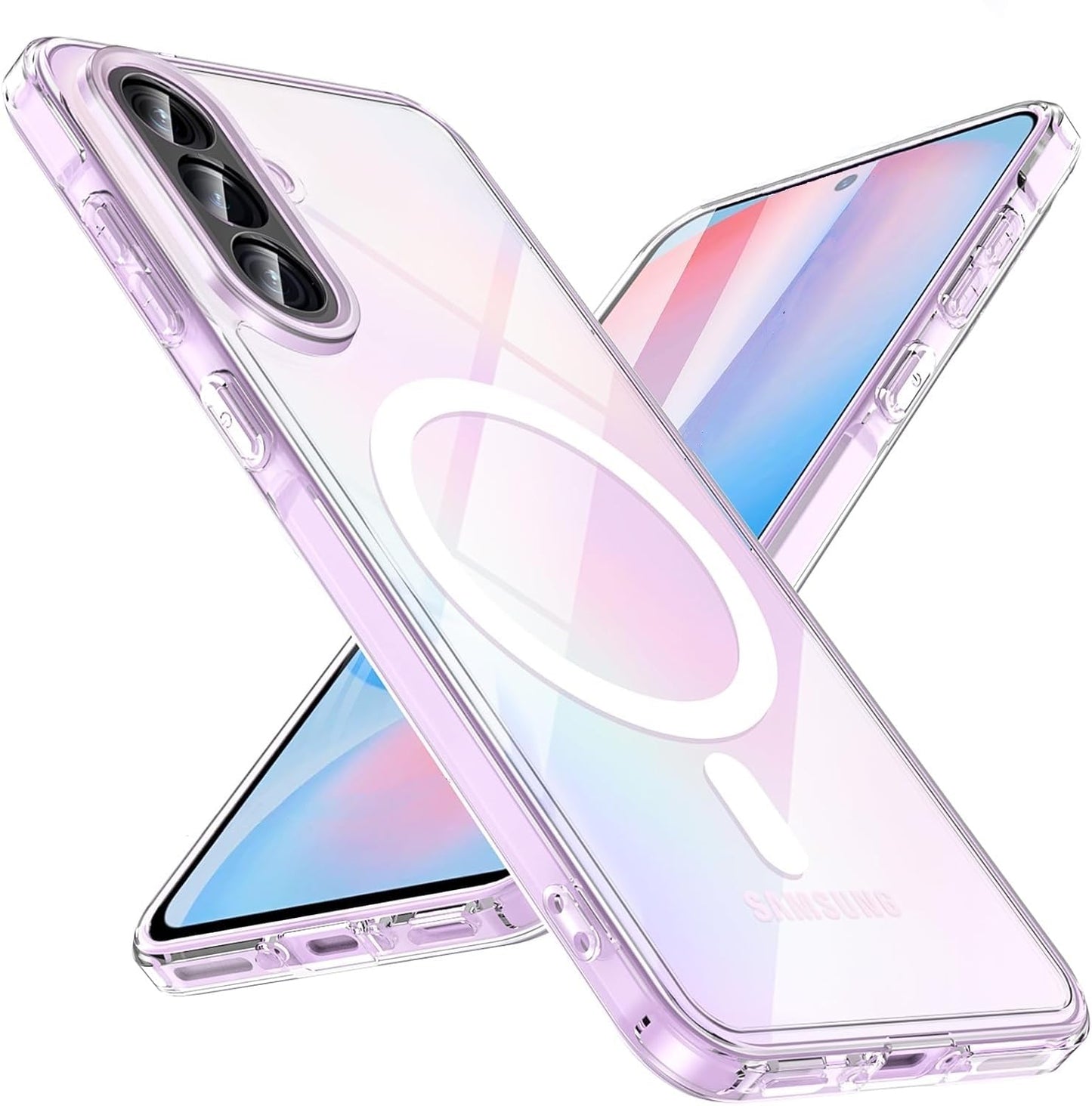 Besinpo magnetni ovitek za Samsung Galaxy A56 5G – prozoren, MagSafe