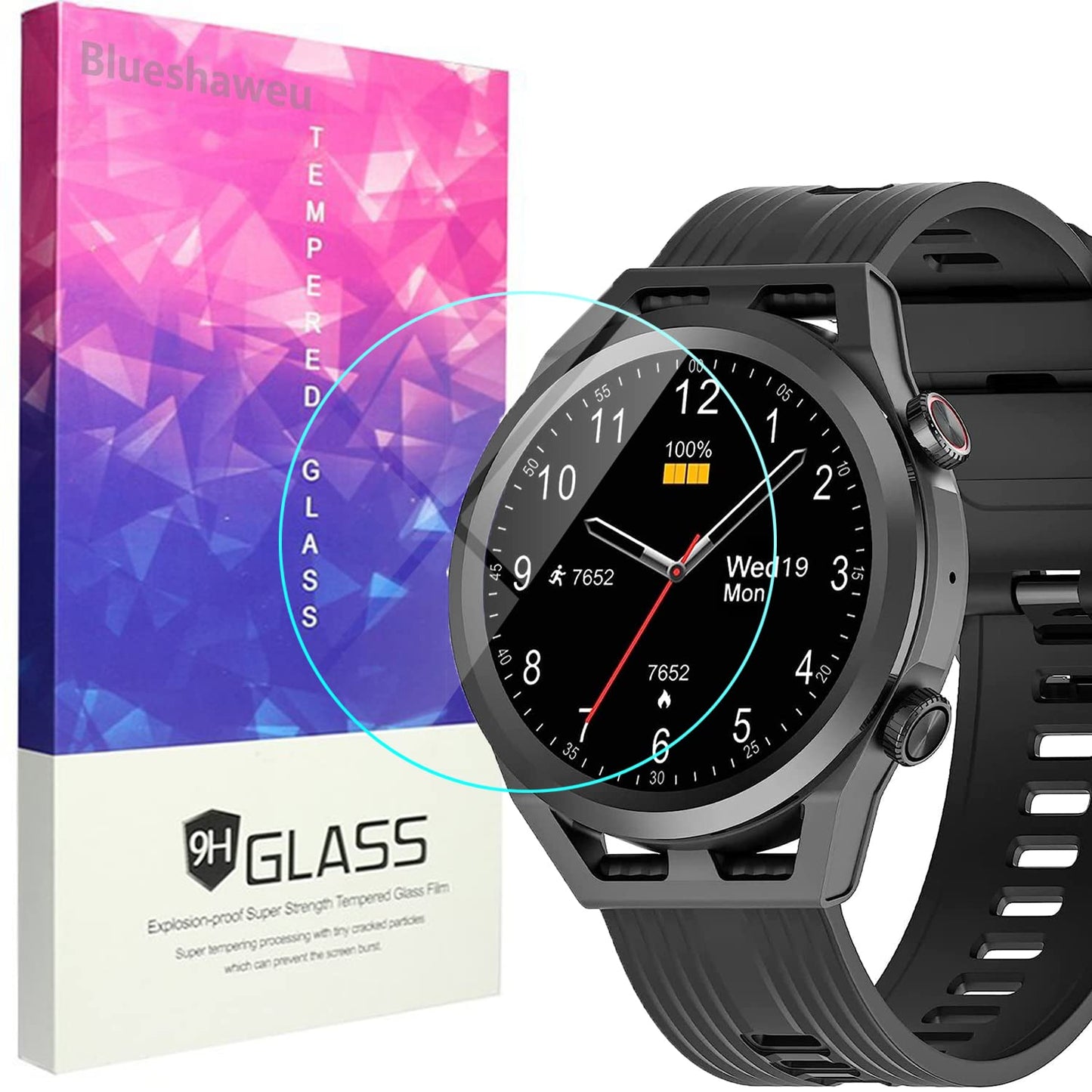 Blueshaweu Kaljeno Zaštitno Staklo za IOWODO R8Pro – 9H Screen Protector (3 komada)
