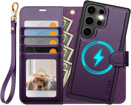 Snimljiva maskica OCASE za Samsung Galaxy S25 Ultra - tamno ljubičasta