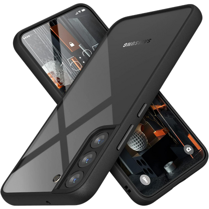 Ovitek za telefon ''Mateprox'' Samsung Galaxy S22, črno-prozoren – Infostyle – Prozorna / PC