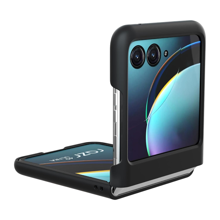 Ovitek "Foluu Shell" za Motorola Razr 40 Ultra, črna
