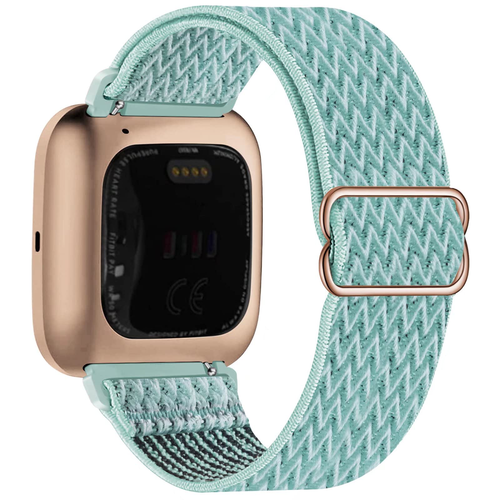 najlonska zapestnica fengyiyuda za fitbit versa mint zelena