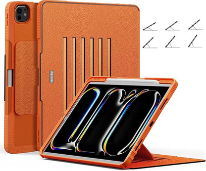 ZtotopCases ovitek za iPad Pro 12.9 (4.–6. gen) – 6 kotov stojala, Pencil 2, auto sleep/wake