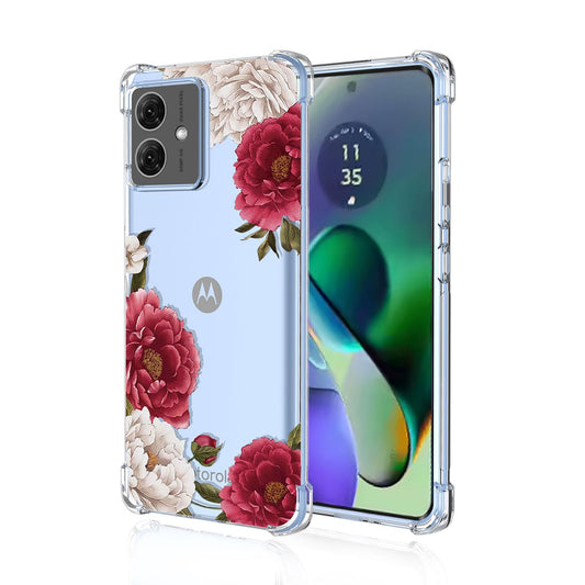 prozoren ovitek redflower za motorola moto g54