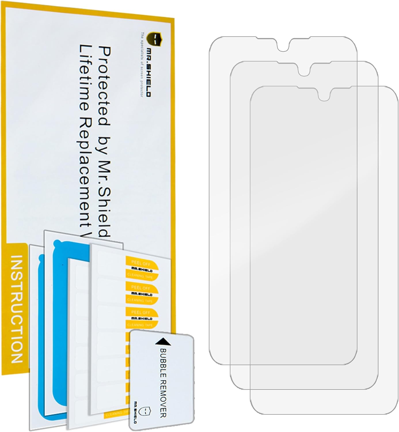 Zaščitna folija za telefon ''Mr.Shield'' za Samsung Galaxy A15 5G, 3kos