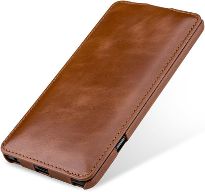 StilGut UltraSlim torbica od prave kože za LG V20 – konjak smeđa