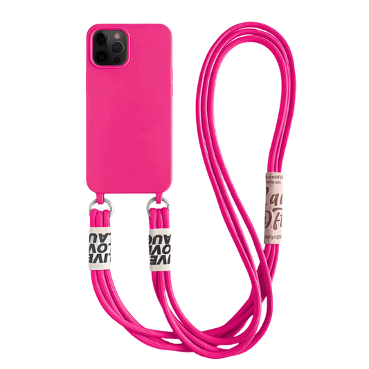 Ovitek za telefon z vrvico "Bakicey" iPhone 12 Pro Max – Infostyle – Roza