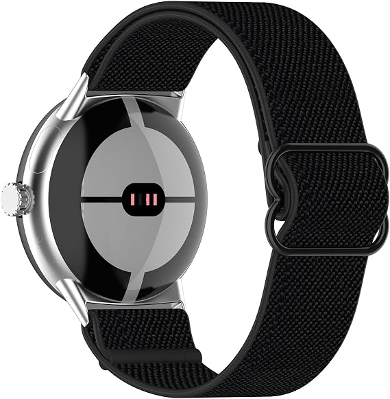 LOKEKE najlonski pašček za Google Pixel Watch 2 / Pixel Watch - Črna