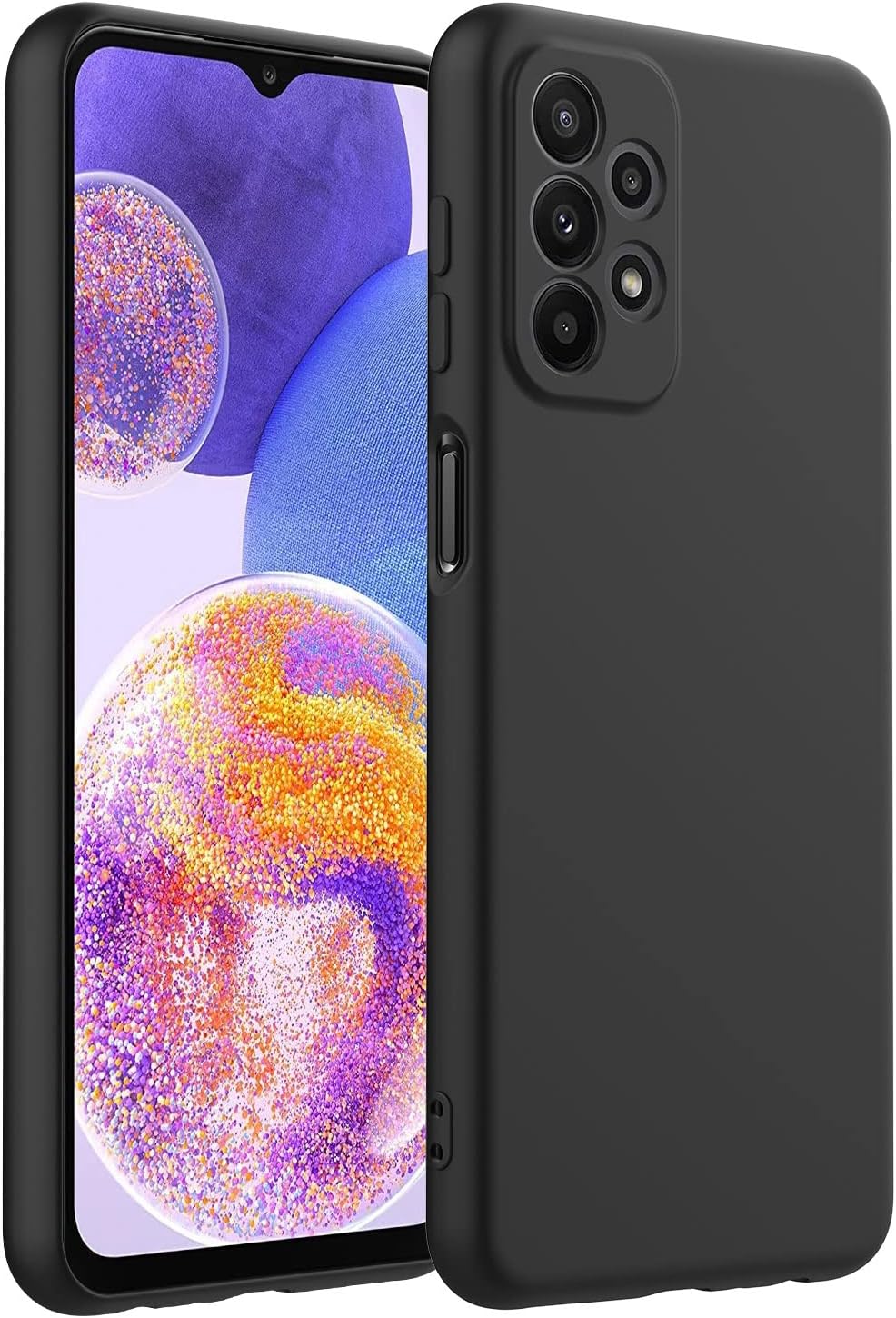 Silikonska maskica za Samsung Galaxy A23 5G / A23 4G – crna