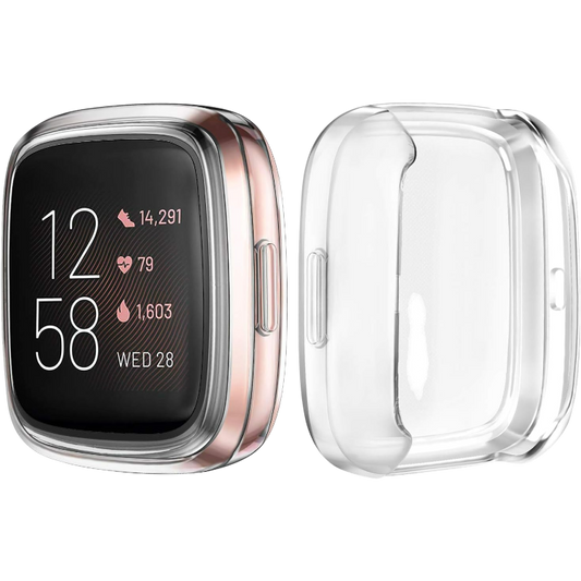 Ovitek za uro Fitbit Versa, 2 kosa - prozorna – Infostyle – Prozorna