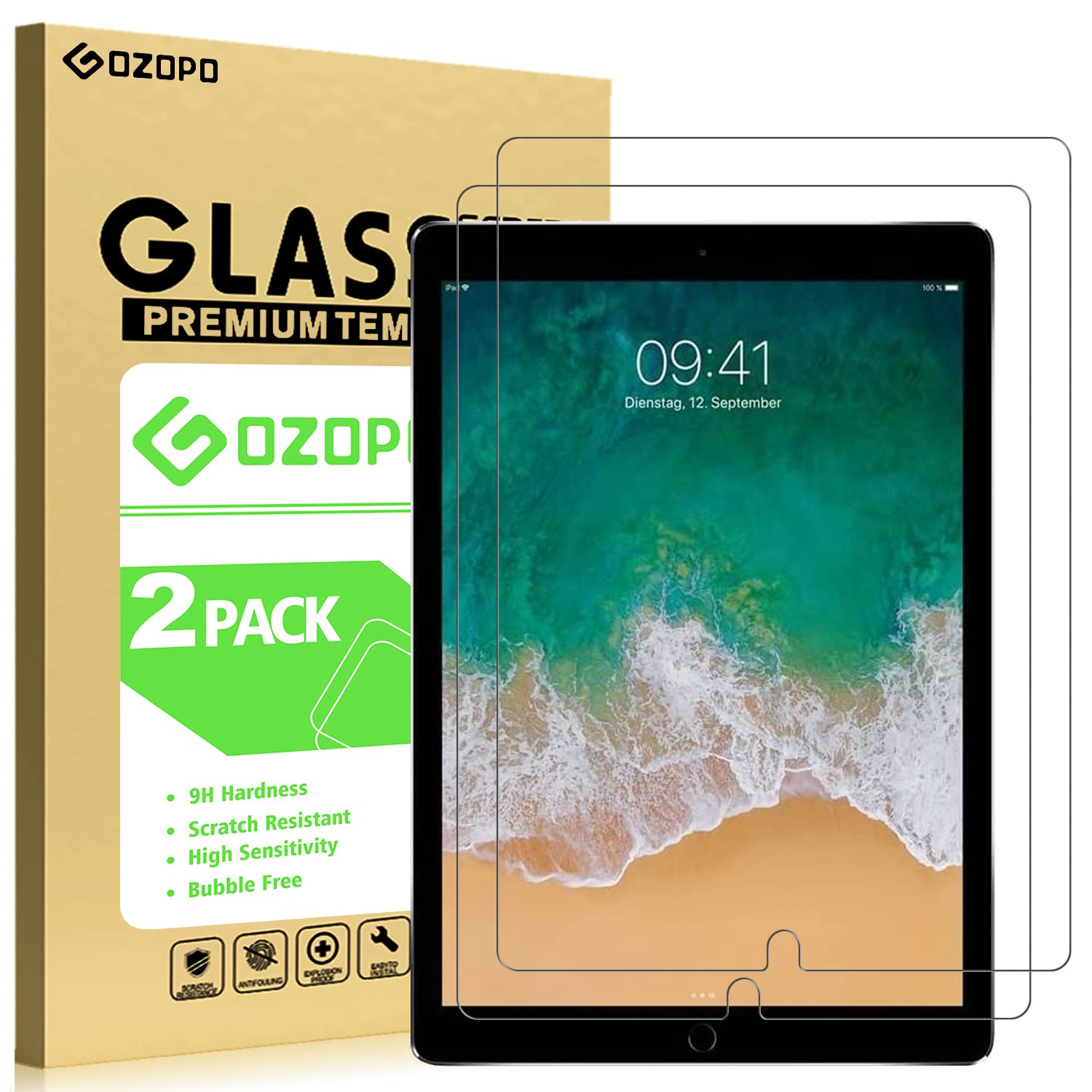 gozopo zascita zaslona za ipad air 3 ipad pro 10.5