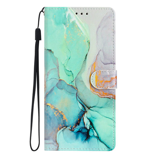 preklopna torbica marble za samsung galaxy a70 zelena