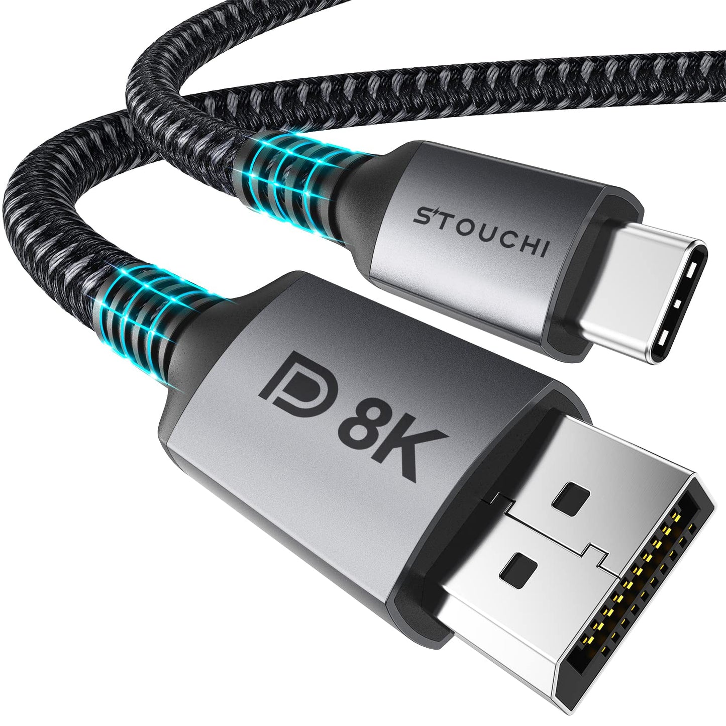 stouchi usb c displayport 1.4 kabel 8k 2m