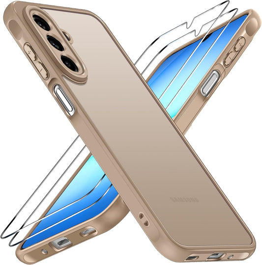 iVoler 3-u-1 zaštitni set za Samsung Galaxy A17 – maskica + 2x kaljeno staklo, titan