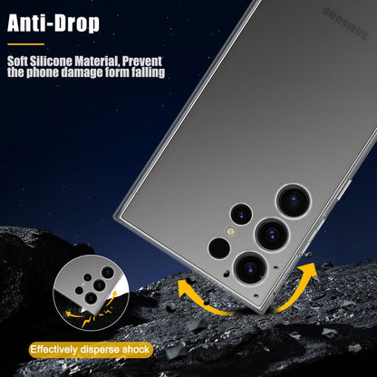 Holilo ovitek + 2x kaljeno steklo za Samsung Galaxy S24 Ultra - TPU Zaščita in 9H Zaščitno Steklo