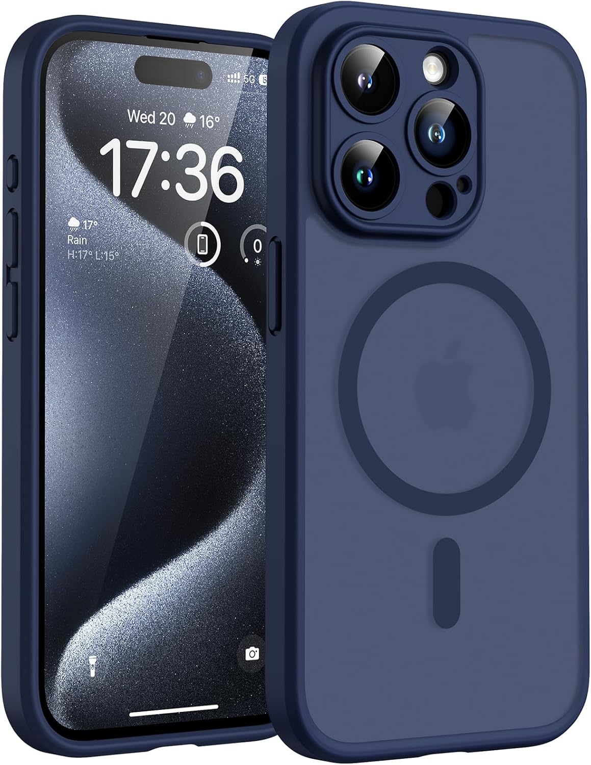 TOCOLMagSafeovitekza iPhone15Pro-temnomodra