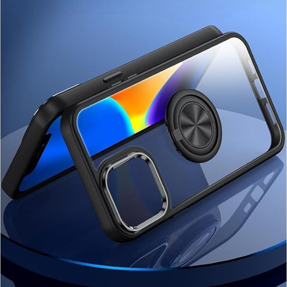 Ovitek "XYZ ring" za iPhone 15, črna