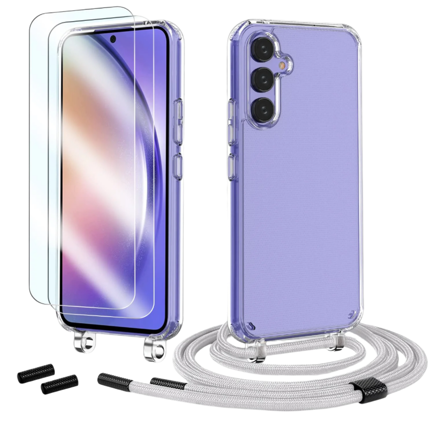 Ovitek za telefon z vrvico + zaščitno steklo Samsung Galaxy S24 – Infostyle