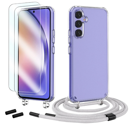 Ovitek za telefon z vrvico + zaščitno steklo Samsung Galaxy S24 – Infostyle