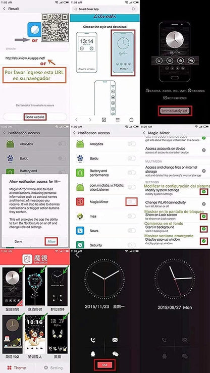 Zrcalna preklopna futrola Realme 10 4G – rozo zlato