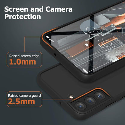 Ovitek za telefon ''Mateprox'' Samsung Galaxy S22, črno-prozoren – Infostyle