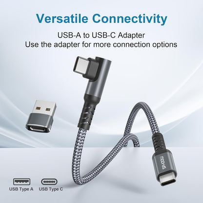 Kabel USB C v USB-C z adapterjem USB A, 2m – Basesailor
