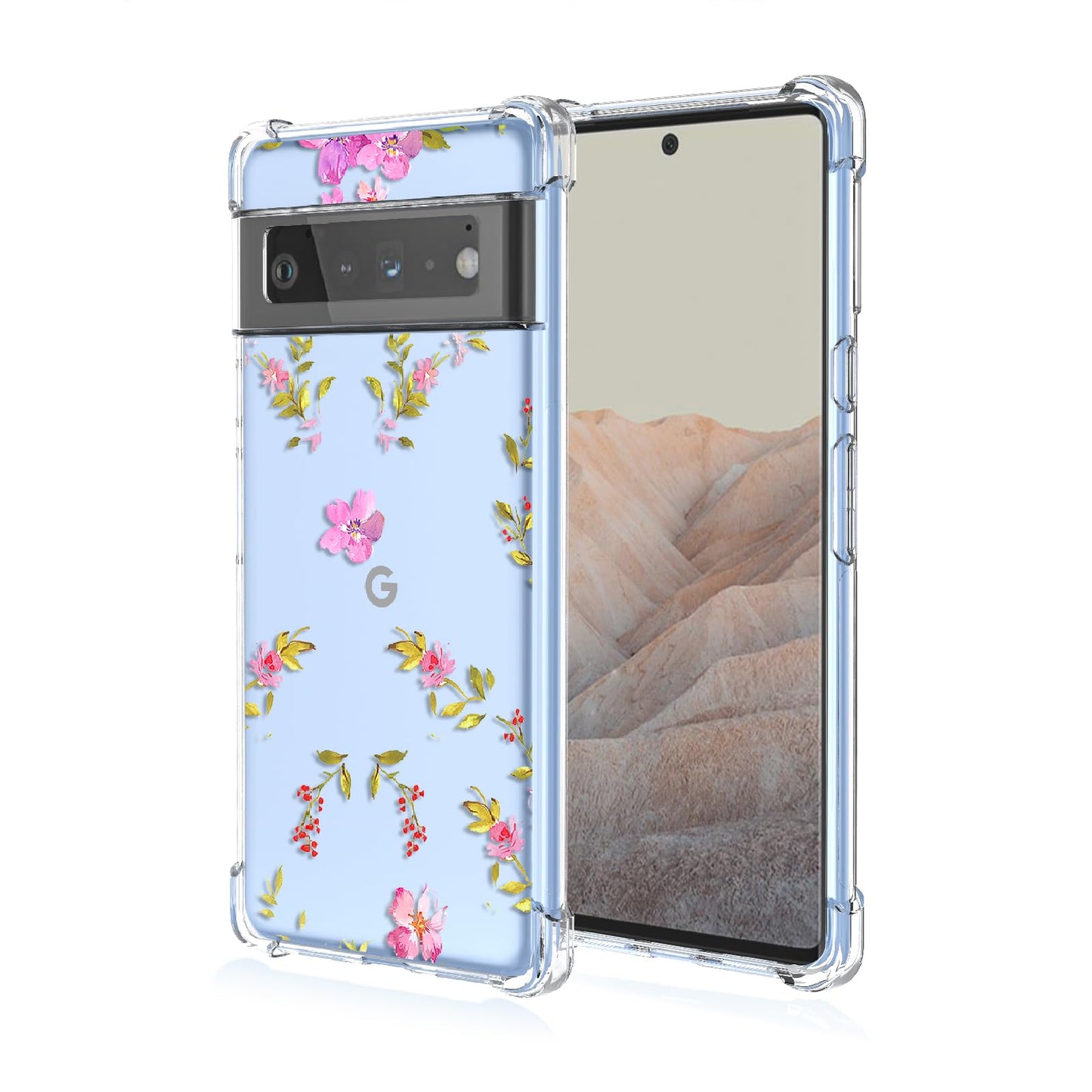 rozice ovitek za google pixel 6 pro roza