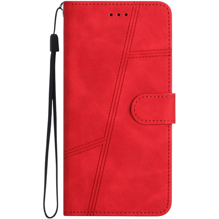 Preklopna torbica "Yiscase" za Samsung Galaxy S24 Plus – Rdeča / Ekološko usnje + TPU silikon