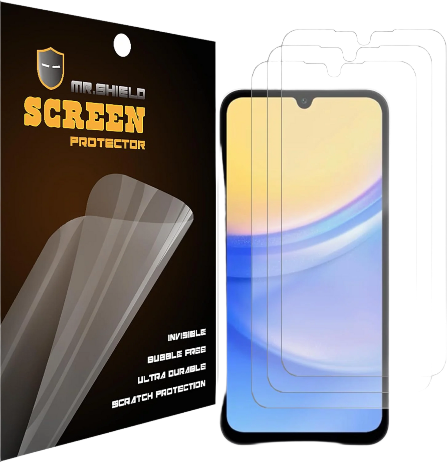 Zaščitna folija za telefon ''Mr.Shield'' za Samsung Galaxy A15 5G, 3kos