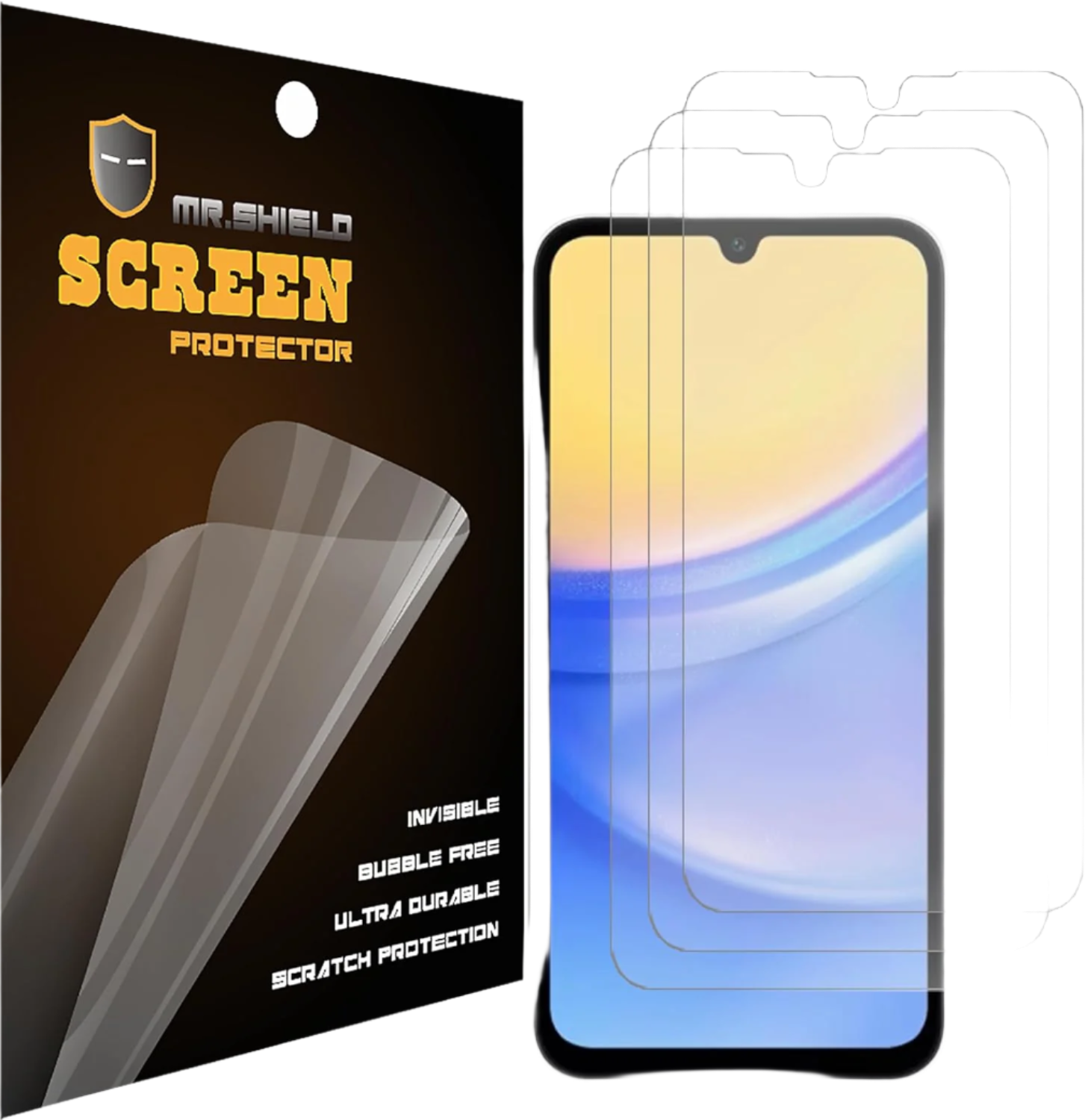 Zaščitna folija za telefon ''Mr.Shield'' za Samsung Galaxy A15 5G, 3kos