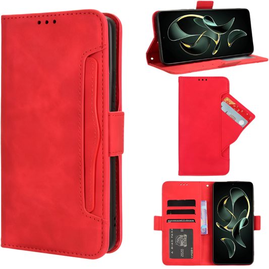 Preklopna torbica za telefon ZTE Nubia Red Magic 7 Pro – Infostyle – Rdeča