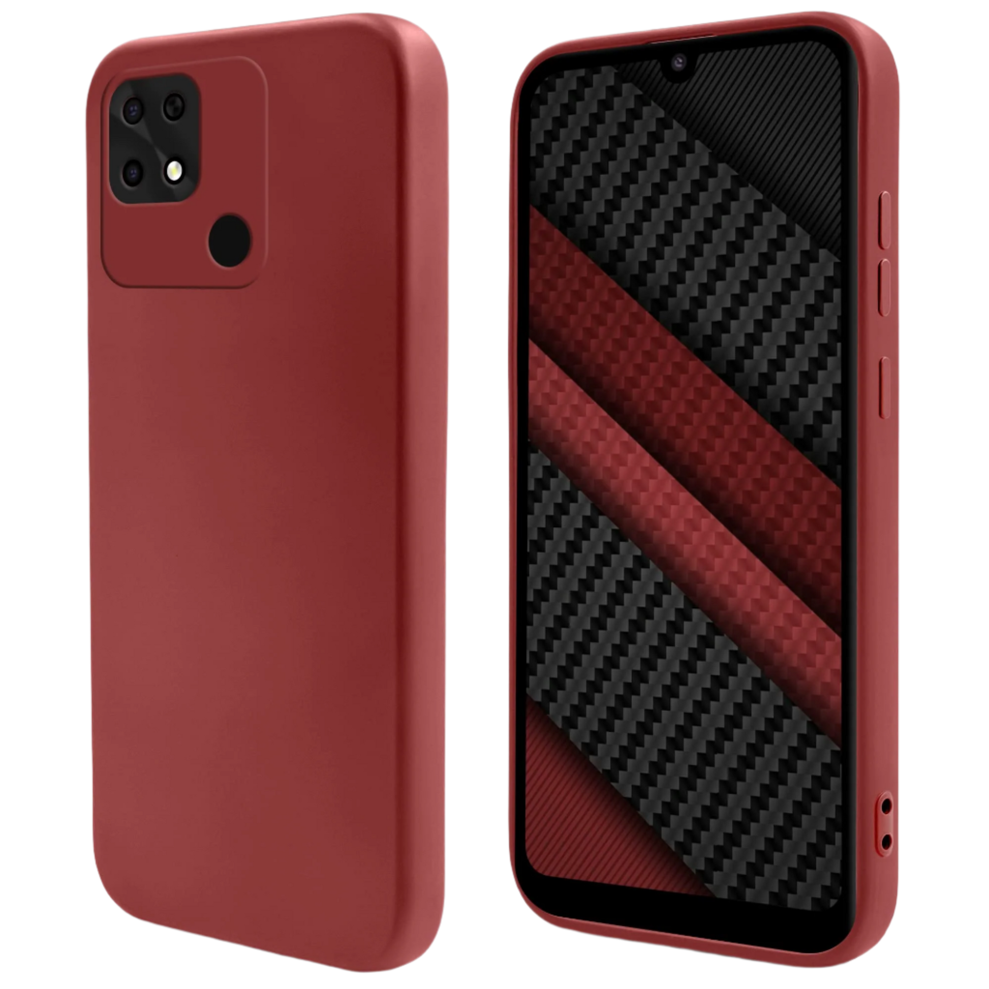Ovitek za telefon "Moozy - Wine Red" Xiaomi Redmi 13C – Infostyle – Rdeča
