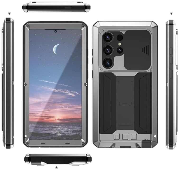 Ovitek 'Aluminij' za telefon Samsung Galaxy S24 Ultra, srebrna – Infostyle